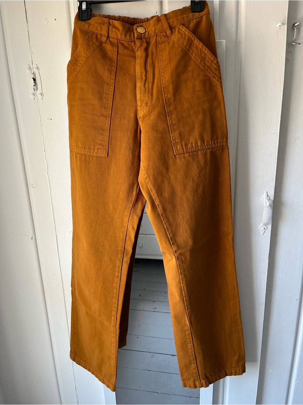 Big Bud Press spicy mustard yellow work pants - size XS Long / Tall